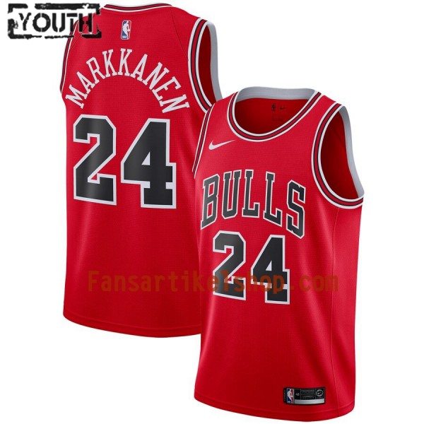 NBA Chicago Bulls Trikot Lauri Markkanen 24 Nike 2019-2020 Icon Edition Swingman - Kinder